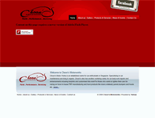 Tablet Screenshot of choonsmotorworks.com